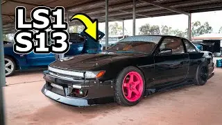 DRIFTING an LS S13 Pro Drift Car  |  30,000 Subscriber Special!