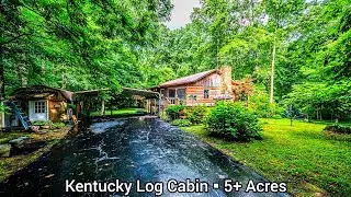 Kentucky Log Cabin on 5+ Acres | KY Real Estate For Sale | Online Auction Property | Cozy Place