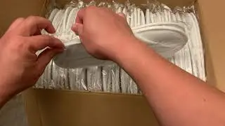 Unboxing Disposable Slippers - NOT recommended