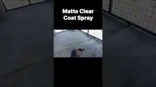 GREAT 2X Ultra Cover Spray Paint Matte Clear #shorts #short #fyp #art