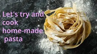 Making home-made pasta
