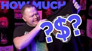 How much does it cost to print with the Roland TY-300 DTF Printer?