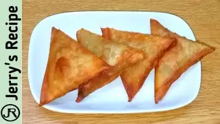 Crispy Chicken Samosa Recipe | Iftar Recipes | Homemade Chicken Samosa By Jerry's Recipe