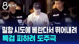 밀항 시도에 베란다서 뛰어내려…특검 피하려 도주극 / SBS 8뉴스