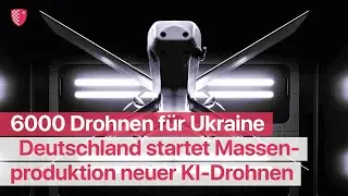 Deutschland startet Massenproduktion modernster KI-Drohnen in speziellen Drohnenfabriken