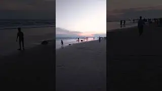 Sunset at Puri Sea Beach #puri #sea