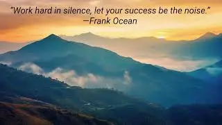 Silent Grind, Loud Results &ndash; The Frank Ocean Mindset!