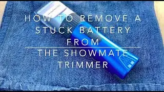 Masterclip Showmate Trimmer - How to remove a stuck battery