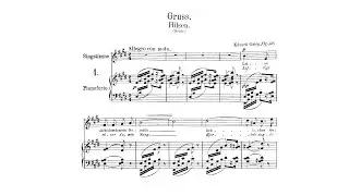 Edvard Grieg - 6 Songs, op. 48 [With score]