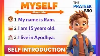 10 Lines on Myself in English ✍️ | Self Introduction for Students