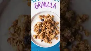 Warning: One taste of Oatsome Blueberry Protein Granola, and the bag won&rsquo;t last long. 🫐✨ #granola