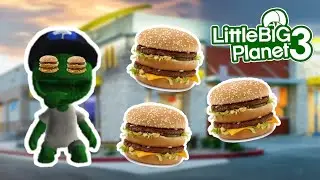 Pooh Greenboy Drives To McDonald's For A Big Mac In LBP3 (Meme)