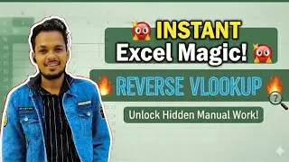 How to Use Reverse VLOOKUP in Excel Like a Pro | Learn Reverse VLOOKUP in Excel Quickly