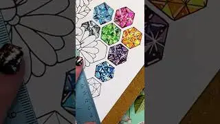 How to Draw a Honeycomb Gemstone!