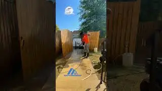 Super Satisfying Pressure Washing || Concrete Walkway Vs Turbo Nozzle #asappowerwash #shorts