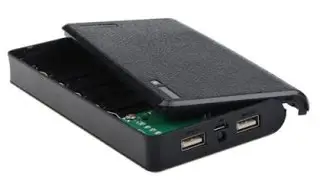 Посылка из Китая Rainbow Dual USB 6x 18650 Power Bank Battery Case Box Charger Flashlight Wholesale
