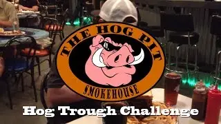 Hog Trough Eating Challenge in Tuscon, AZ (huge BBQ sandwich)