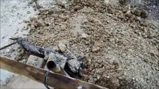Digging at mooralla Victoria for crystals