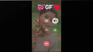 Girlfriend call 🤣🤙 prank Audio call prank love 💗 one sided call girl prank romantic GF 🌹 love you 