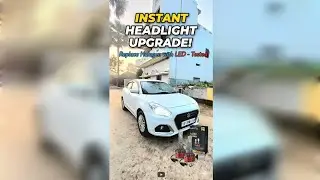 Car Halogen bulb change in to led| audio wheels 110watt led light| full process to replace light