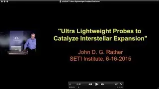 SETI Talk: Ultra Lightweight Probes to Catalyze Interstellar Expansion