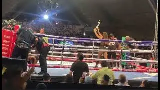 Buen triunfo de ricardo pichi salgado gana ko a la Avispa cisnero 
