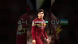 Top-5 eng tezkor futbolchilar🏃 #futbol #football #khusanov #edit #trending