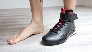 Puma Ferrari Neo Cat Mid With vs Without Socks Review