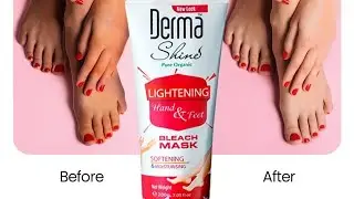Derma Shines Hand and feet bleach mask review@DermaShineofficial | Hand and foot brightening mask