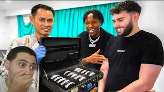 Abe Reacts to Adin Ross and Silky getting grills from Johnny Dang!