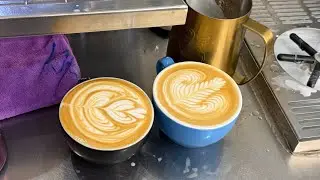 How to make latte art basic 