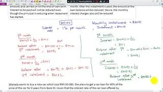 KSSM Form 3 Chapter 3 3.2 Credit and Debt Management  (Flat rate interest, interest on balance)