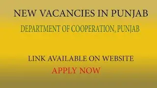 Government Jobs. New vacancies in Punjab. PPSC new Notification for aspirants of Punjab govt. jobs.