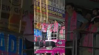 KTR Road Show At Sriram Nagar Chowrastha JubileeHills Constituency | T Padma Rao Goud #ktr #kcr #trs