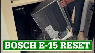 Сброс настроек посудомоечной машины Bosch / Код ошибки E-15