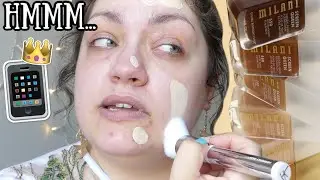 NO ONE TALKS ABOUT THIS...?? | Milani Screen Queen Foundation (WEEKLY WEAR: Oily Skin Review)