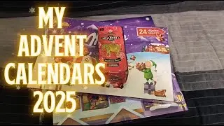 Opening my Christmas Calendars 2025 chocolate and tea