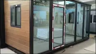Prefab house（20FT Large glass wall with strong light transmittance）