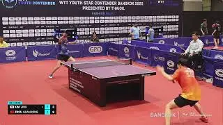 FULL MATCH | Kim Jihu vs Zhou Guanhong | BS | #WTT Youth Contender Bangkok 2025