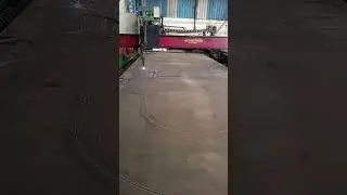 Trending CNC Gas Cutting Videos 🚀 | #IndustrialCutting #MetalShorts #shorts