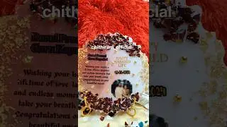 wedding gift 20 th client. customized resin  art 6382551776#nankatrathu #resinart #resingifts #resin