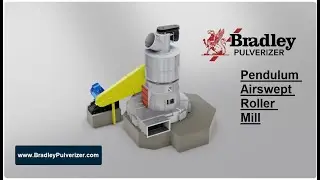 Bradley Pulverizer -  Pendulum Airswept Roller Mill