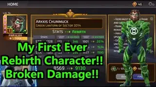 First Ever Rebirth Character!! Testing Out His Damage In PvP! | Dc Legends