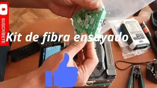 KIT DE FIBRA OPTICA (probando herramienta) ⭐