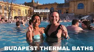 THERMAL BATH EXPERIENCE IN BUDAPEST// best langosh and views