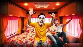Making a Luxury 5 Star Room in Our Bus   बस को बना दिया लग्जरी रूम