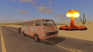 Can me and my friends build up this broken van in the desert on Roblox??
