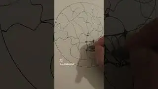 Zendala Drawing #shorts #youtubeshorts #zendala #mandala #healingart #arttherapy #juliecolquhounart