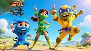 🥷 Number Ninjas | Learn Counting 1 to 10 with Fun