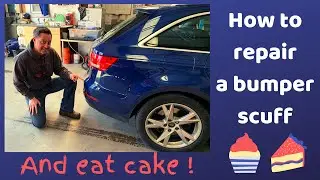 HOW TO REPAIR A BUMPER SCUFF - Bodywork and Paint Repairs - How To Repair Bumper Damage